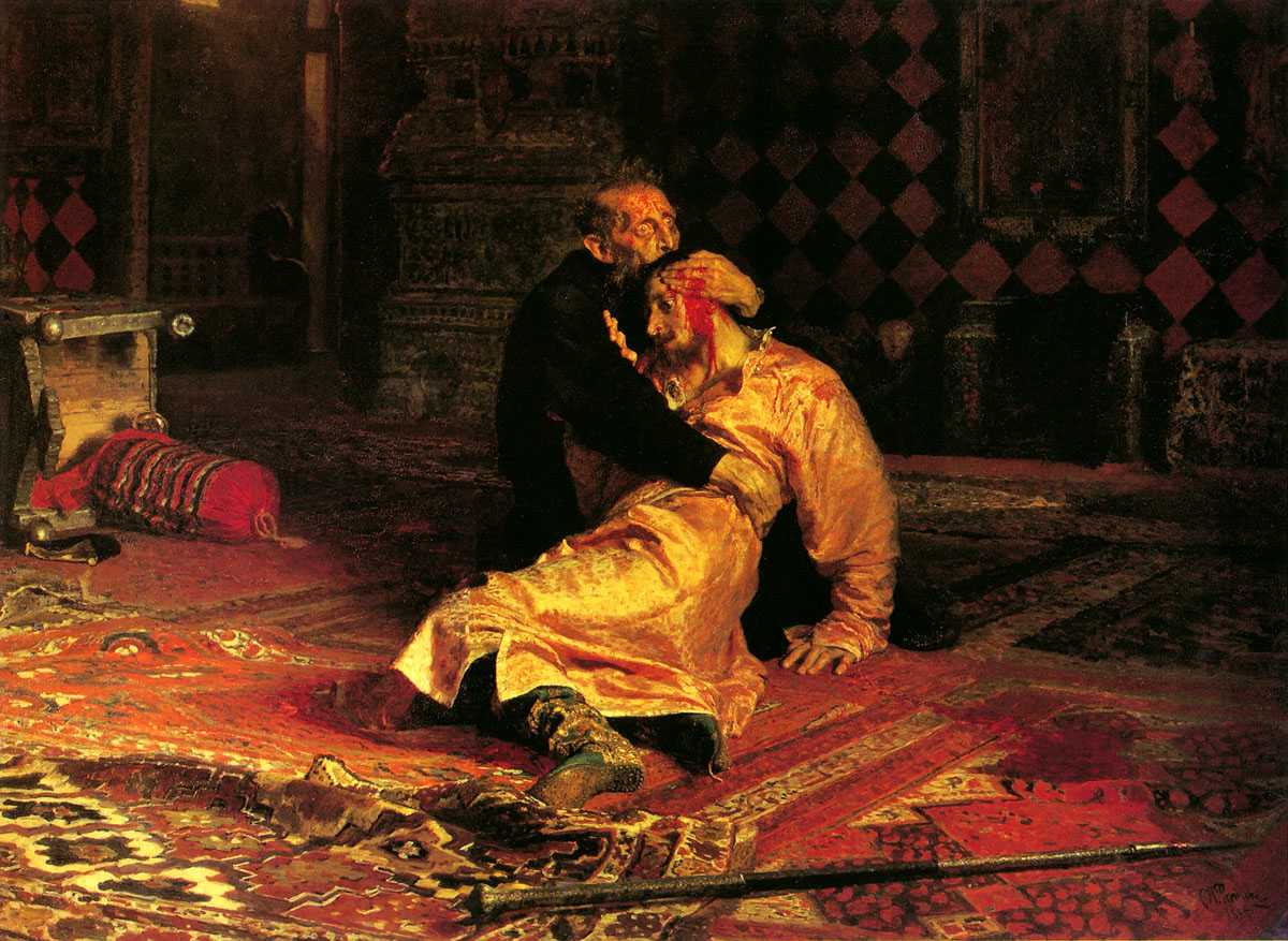 Ilya Repin - Ivan the Terrible and His Son Ivan
