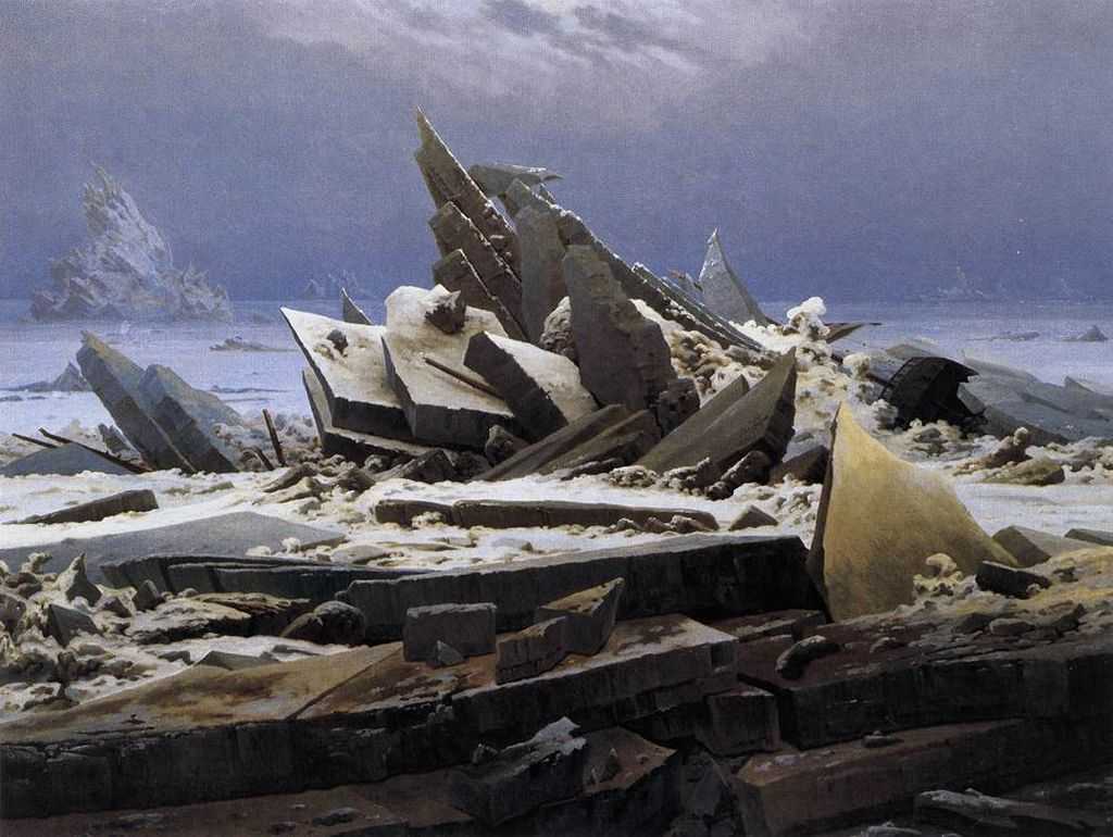 Caspar David Friedrich - The Wreck of Hope